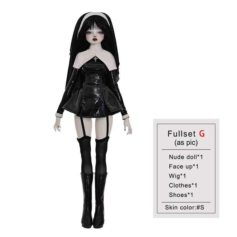 ShugaFairy Satani BJD Doll 1/4 Bertha Punk Style Meat Leg  Exquisite Limited Edition Collectible Ball Jointed Doll
