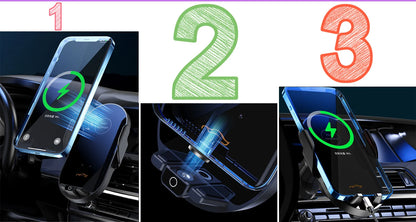 Special Mobile Phone Holder For Mazda CX-5 CX5 KF 2017 2018 2019-2025 Car Qi Wireless Charging Phone Mount Car MagSafe Charger