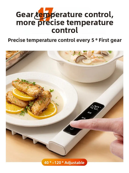 Thickened warming plate, heat preservation board, household winter placemat heater, flexible and rollable for cooking.