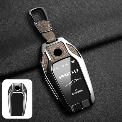 LED Display Metal Car Key Case Holder Shell Cover For BMW 5 7 Series G11 G12 G30 G31 G32 I8 I12 I15 G01 G02 G05 G07 X3 X4 X5 X7