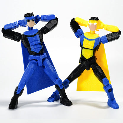 3D Printed Superheroes Invincible 2.0 Anime Multi-Jointed Shapeshift Toys Action Figures Mannequin Model Ornaments Gifts
