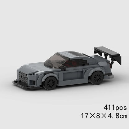 MOC Speed Sports Super Race Car Model Building Blocks Pickup Police Bricks City Racing Vehicle SUV Technical Rally Sport Toy