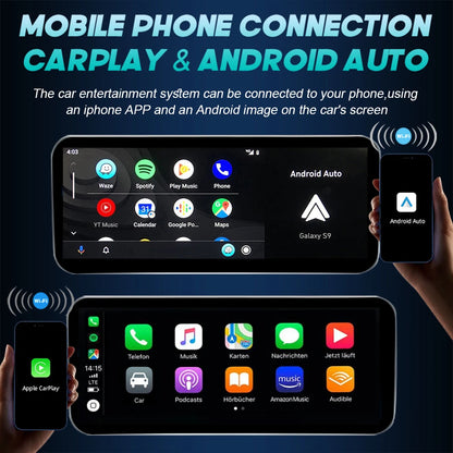 Wireless Carplay Android 14 For BMW F20 F30 F21 F22 F31 F32 F33 F34 F36 NBT EVO Multimedia Player Auto Radio Screen GPS