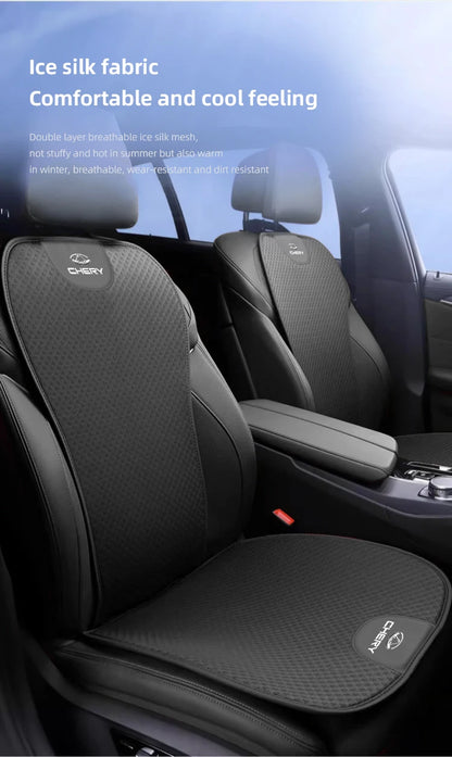 Car Seat Pad Backrest Mat Ice Silk Flax Seat Cushion Covers For Chery Tiggo 7 Pro 8 4 5 3 2 T11 5X Amulet Fora QQ IQ Fulwin