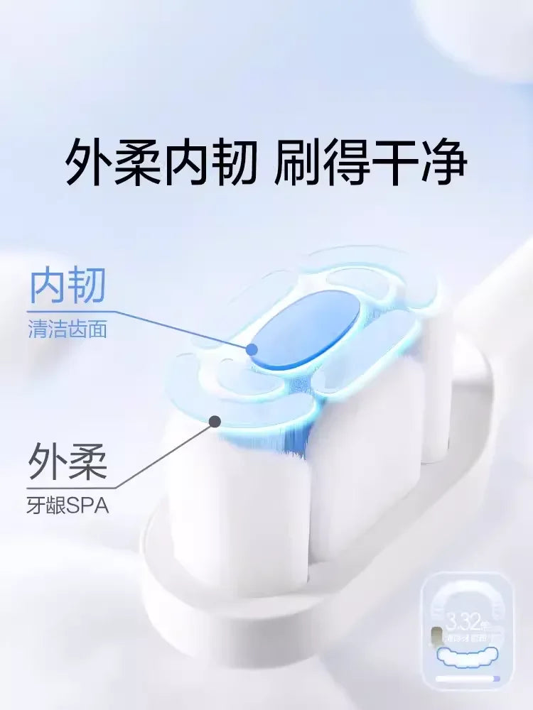 Soocas X3 2Pcs Soocare Replacement Electric Toothbrush Cloud Feeling Head For SOOCAS Mi SOOCARE X3 Brush Head Replacement