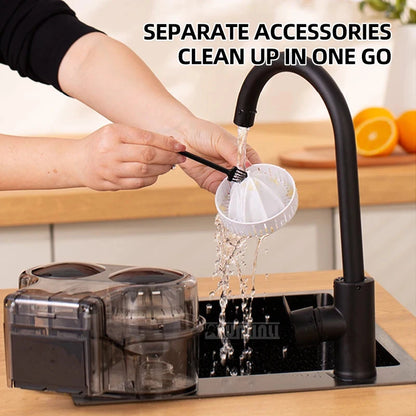Double-head Electric Juicer Food Blender Automatic Slag Juice Separation Household Juice Squeezer Mixer