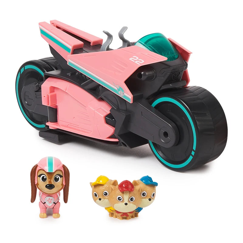 100% Original Paw Patrol Mighty Movie Liberty & Poms JR. Patrollers Rescue Figures Action Figure Birthday Christmas Gift