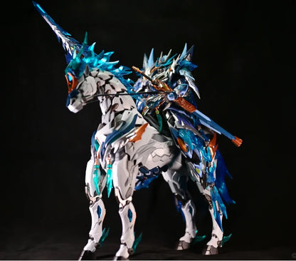 In Stock Motor Nuclear Mnp-Xh05 Zhaoyun Assembling Alloy Skeleton Mecha Tianyouxing Longdanhujiang With Horse Movable Model Toy