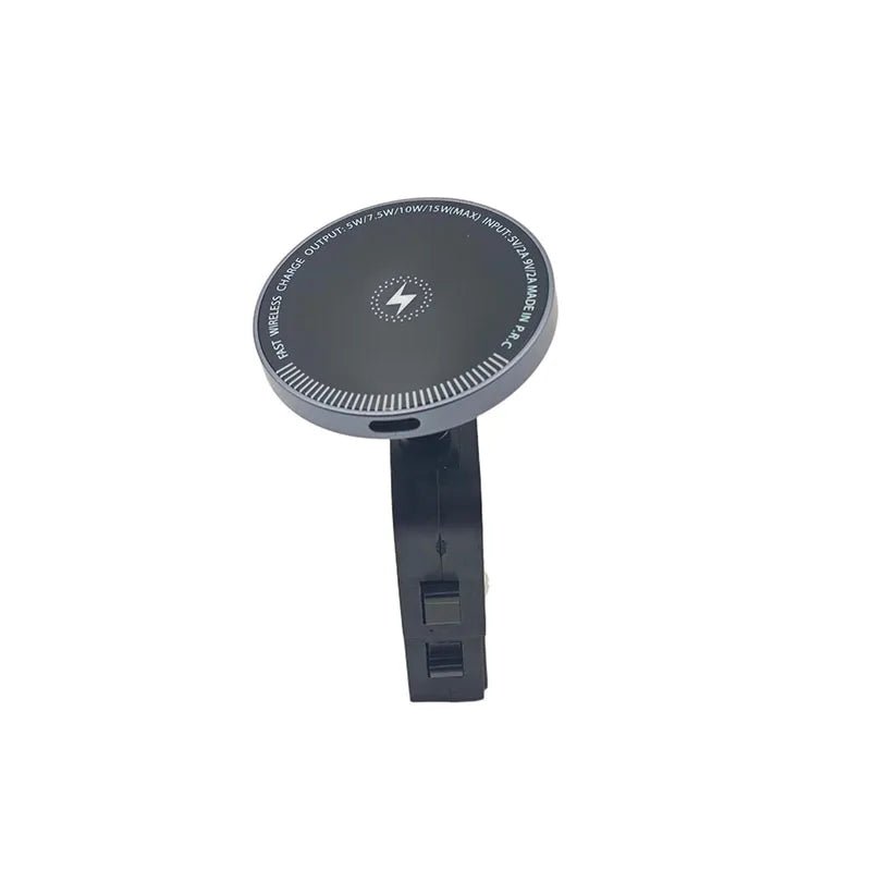 For BMW X6 X5 X3 X7 I5 I7 IX 2022 2023 2024 2025 Car Rear Seat Pad Phone Magnetic Holder Bracket 18W Wireless Charger Trim