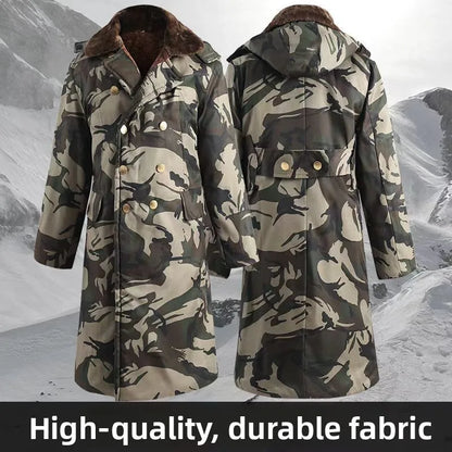 Thickened Cotton Jacket Removable Inner Vest Long Windproof Northeast Cold Storage Night Reflective Work Cotton Clothes