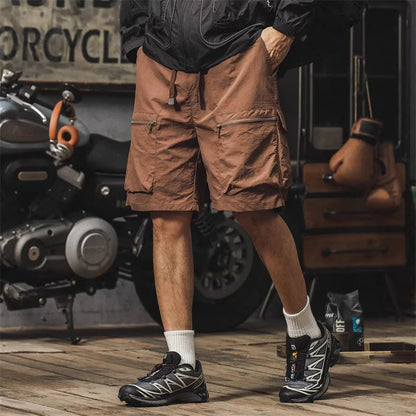 2026 New Summer Cargo Shorts For Men American Style Outdoor Y2K Trendy Sports Pants Baggy Casual Fashion Hip Hop Bermuda Shorts