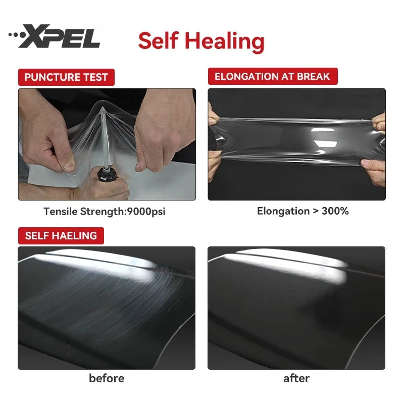 USA.XPEL PPF Highest quality TPU gloss PPF Car Paint Protection Film glossy PPF 1.52m*15m/roll easy install Self Healing