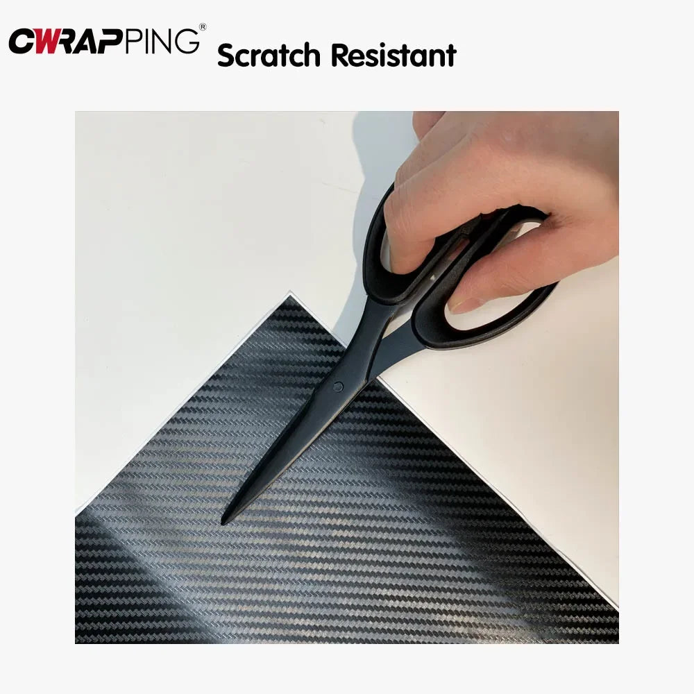 Glossy Matte Carbon Fiber Vinyl Car Wrap Films Bubble Free for Car Sticker Laptop Skin Phone Cover Motorcycle Vehicle Decal