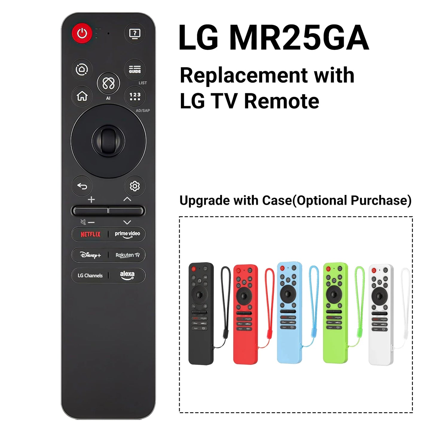Universal Voice MR25GA Magic Remote Control, Compatible with 2025 LG TVs Bluetooth voice AKB76046603 AKB76046602 AKB76046608
