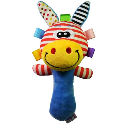 Rattles for Baby Toys 0 12 Months Soft Cloth Rattle Ball with Bell Teether Babies Grasp Training Educational Toys for Newborns