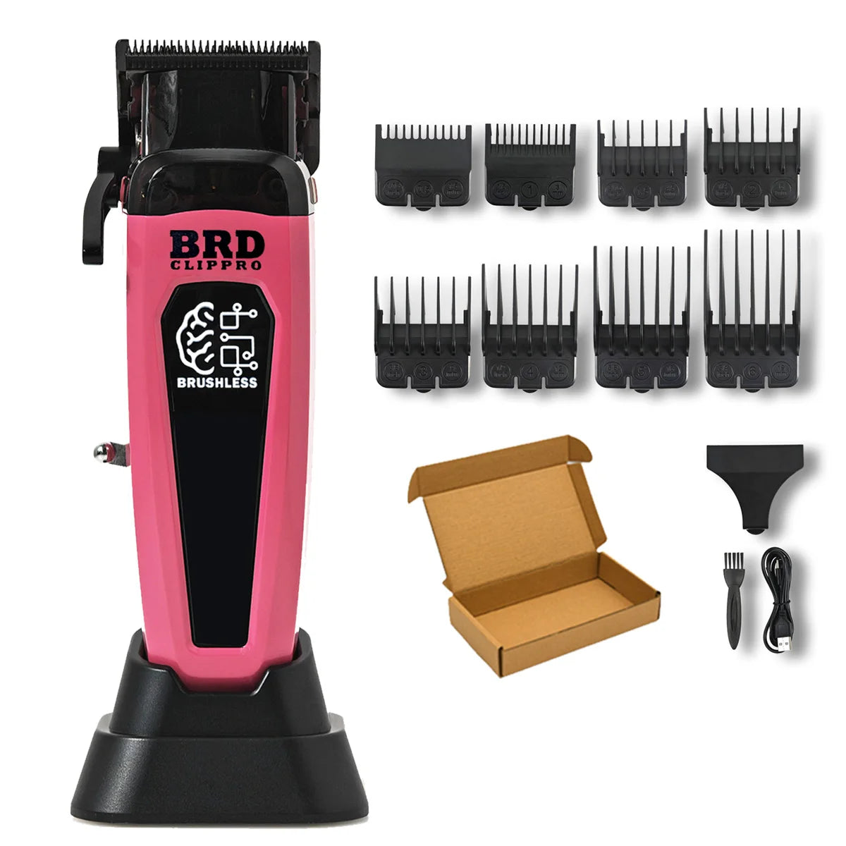 BRDCLIP 7500RPM Brushless Motor Professional Hair Clipper Barber Hair Cutting Machine Kit Salon Hair Trimmer for Men 106 078