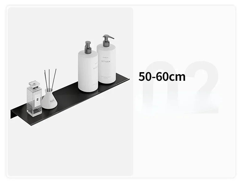 Bathroom Shelf Organizer Wall Mount Shower Shampoo Soap Cosmetic Shelves Kitchen Storage Rack Holder Bathroom Accessories