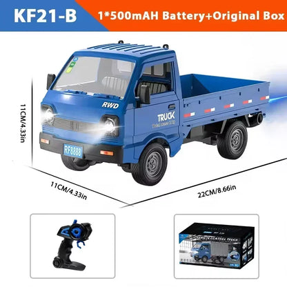 2026 New Remote Control Car 1:16 Scale 2.4GHz 360° Drift Truck With Spray LED Lights Off-Road Toys For Kids Boys Birthday Gifts