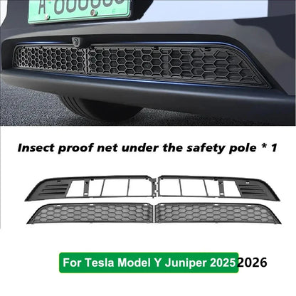 For Tesla Model Y Juniper 2025 2026 Inner Vent Grille Front Lower Bumper Anti Insect Net YL Mesh Air Inlet Anti Dust Proof Cover