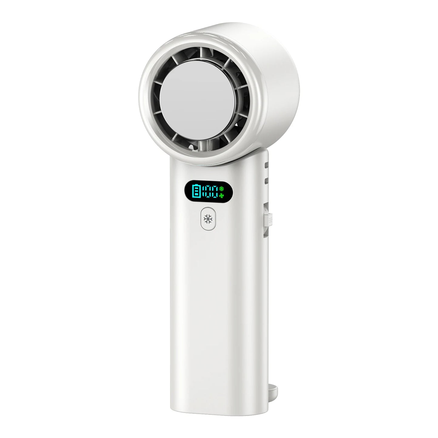 Portable Handheld Fan 5200mAh Ice compress high-speed cooling fan USB Rechargeable mini fan Double Folding Fans Travel Outdoor