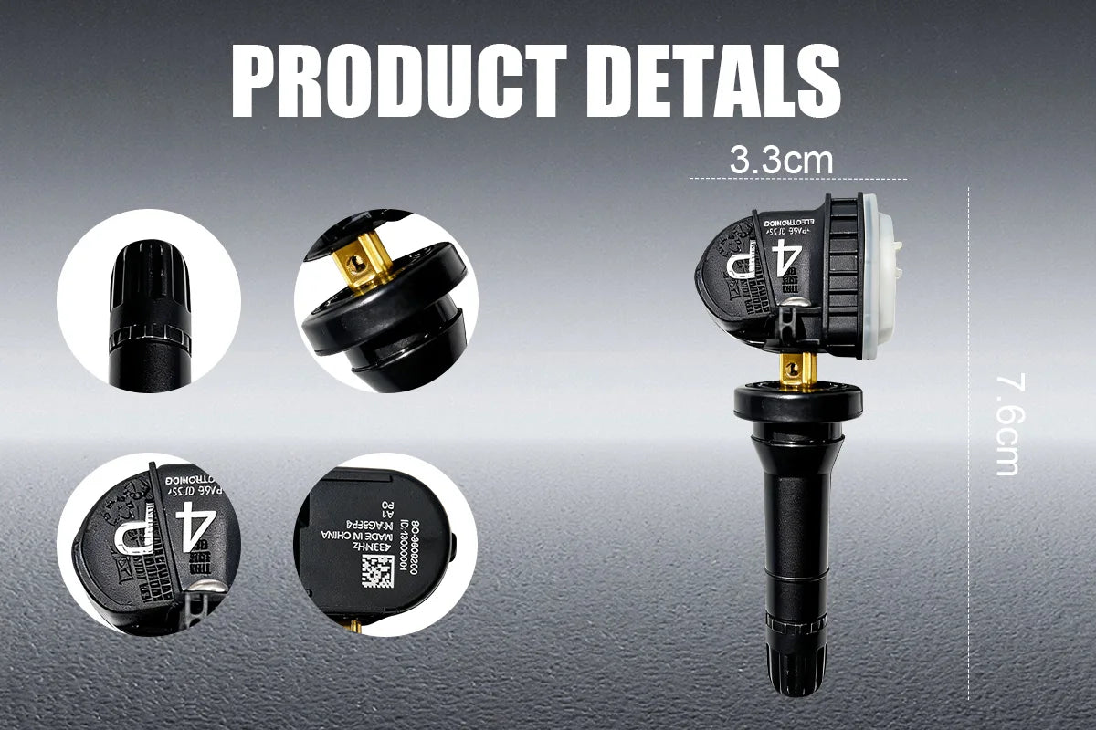 1/4PCS 433MHZ Tire Pressure Sensor TPMS Fit For BYD Han Qin Song Tang Yuan EV Pro Plus DM Replacement For SC3609200 SC-3609200