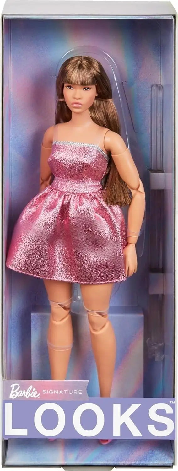 Authentic Barbie Looks Series Fashion Collection Dolls Black High Sister Collection Items Girls' Social Multi Joint Play Toys