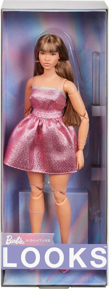 Authentic Barbie Looks Series Fashion Collection Dolls Black High Sister Collection Items Girls' Social Multi Joint Play Toys