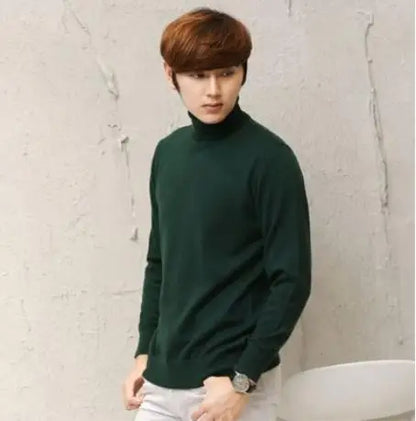 Cashmere turtleneck men sweater clothes for 2024 autumn winter jersey hombre pull homme hiver pullover men high neck sweaters