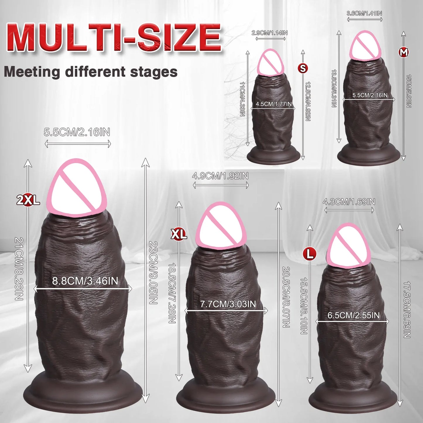 Super Big Black Anal Dildo Penis Prostate Massager Soft Silicone Sexy Adult Masturbator Oversized Strap-on Dildos Anal Sex toys