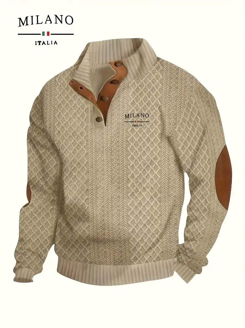 The 2025 New Trendy Stand-Up Collar Hoodie Is Fashionable and Popular Comfortable for Travel and Daily Commuting for Men