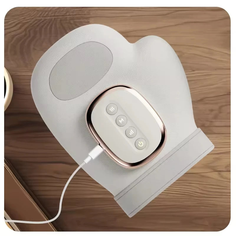 Smart Electric Hand Massager Heat Air Compression Finger Separation Wrist Palm Pain Relief Muscle Relax