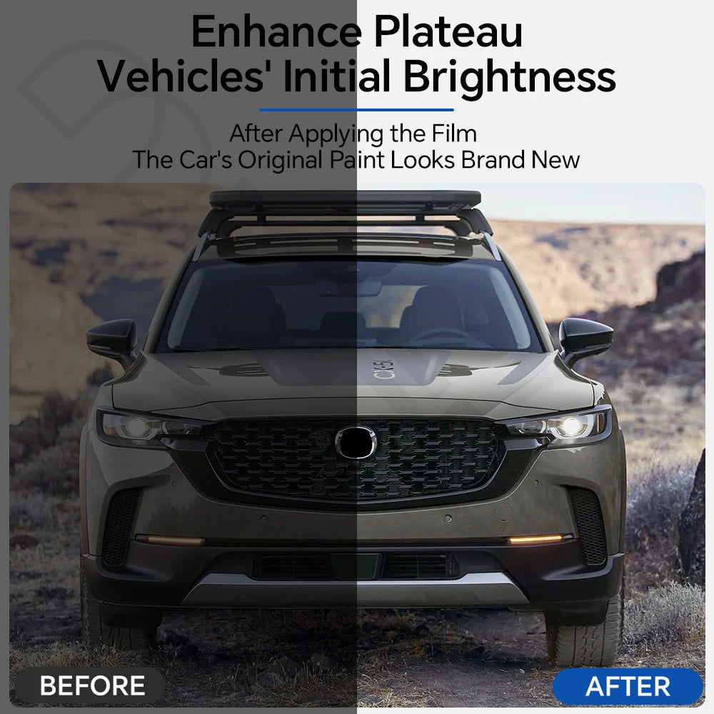 For MAZDA CX-50 2025 Clear Vinyl Wrap TPU PPF 8.5Mil Pre-Cut Paint Protection Film Full Vehicle Kit Anti-Scratch Self Adhesive
