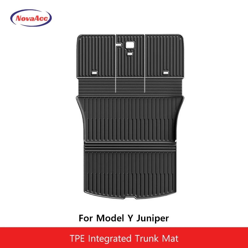 NovaAcc for Tesla Model Y Juniper 2025 2026 Model 3 Highland Floor Mats Trunk Mats Cargo Liners TPE All Weather Water Proof