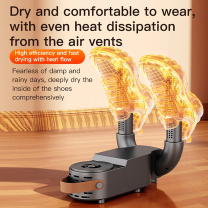 New 130W Electric Shoe Dryer Shoe Warmer Sterilizing Dehumidifying Shoe Rack Heater Dehumidifying Device Quick Drying Shoe Dryer