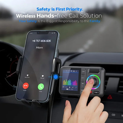 Nulaxy Bluetooth FM Transmitter for Car
