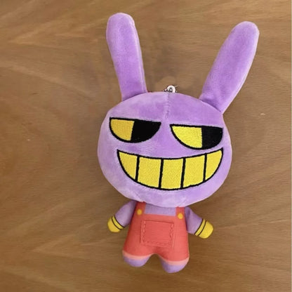 Hot Cute The Amazing Digital Circus Plush Keychain Pomni Jax Caine Soft Mini Toy for Fans Bag Charm and Birthday Charm