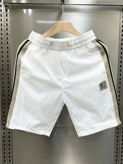 2026 New Summer Fashionable Sporty Men's Loose Five-Quarter Beach Shorts Versatile Casual Pants Urban Commute Daily Wear