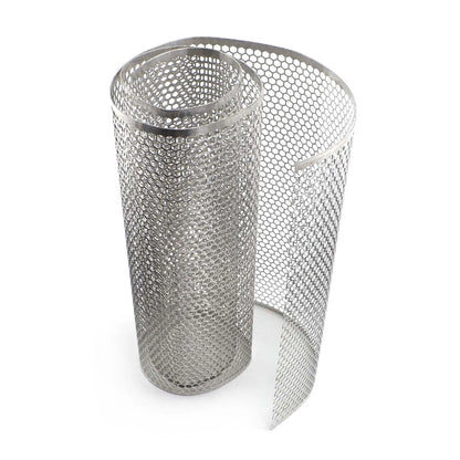 100cmx33cm Aluminum Grille Mesh Grill Cover Car Bumper Fender Hood Vent Net Grid Ventilation 6mm Hole Hexagon Silver DIY
