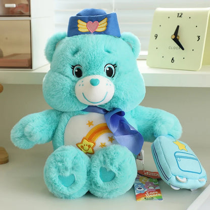 33cm Pilot Care Bears Plush Toys Cartoon Soft Animals Stuffed Dolls Girls Boys Christmas Gift Home Decoration Plush Toys
