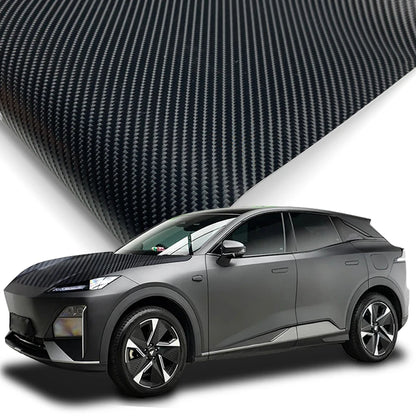 145cmx200cm Carbon Fiber Vinyl Film Car Styling Wrapping Sheet Roll Film Automobiles DIY for Car Hood Roof Stickers Accessories