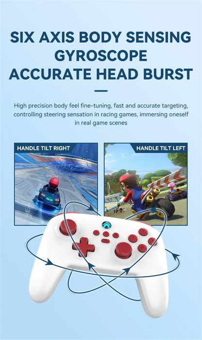 2026 New Switch Pro Wireless Gamepad For Nintendo Switch OLED Lite PC Steam Yuzu Bluetooth Joystick Controller Dual Vibration Tu