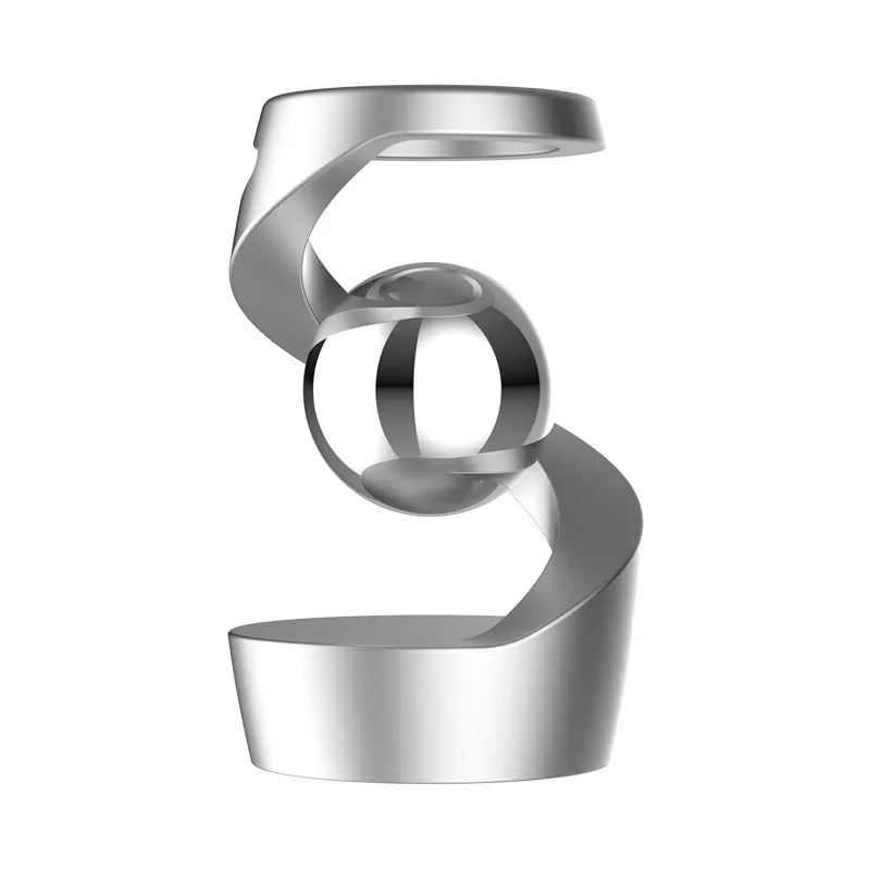Adult Desktop Stress Relief Toy Aluminum Alloy Decompression Hypnosis Rotary Gyro Fingertip Kinetic Levitating Spinner Gift