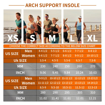 Flat Feet Orthopedic Sport Insole High Arch Support Plantar Fasciitis Men Women Sneaker Orthotic Insoles Plantillas Insert Sole