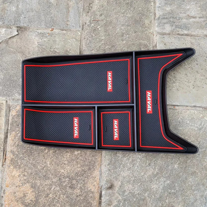 1Pc ABS New Car Under Center Console Armrest Storage Box For GWM HAVAL H6 2021-2024 ABS Cover Stickers Car Accessories
