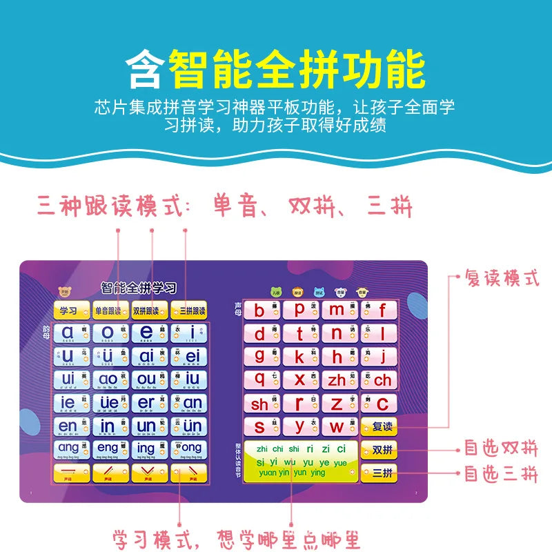 Chinese Pinyin Audiobook, Pinyin and Literacy Early Education, Cognitive Enlightenment, Parent-child Interaction