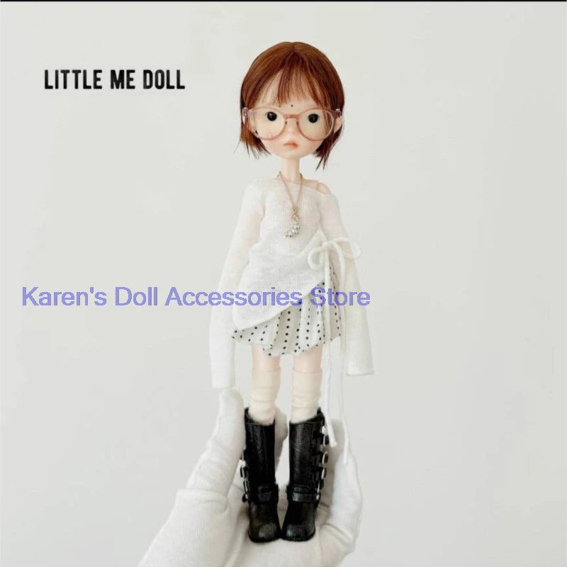 2pcs fashion leisure Blythe/landoudou Little Wave Dot Bud Skirt/Knitwear (Fit for Lulu,ymy24,Ob22,24,26,zone, Jenny)