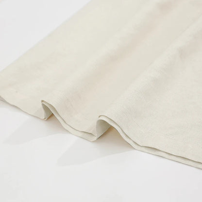 Summer Cotton Linen Women Dresses Vintage Short Sleeve Casual Loose Back Bandage Harajuku Party Club Dress With Pockets