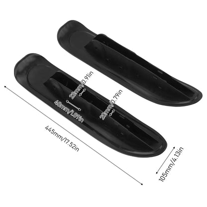 Pair Of Snowmobile Front Ski Sled Nylon Fast Sliding Tires To Skis Conversion Kit For Snowmobile ATV Go Kart