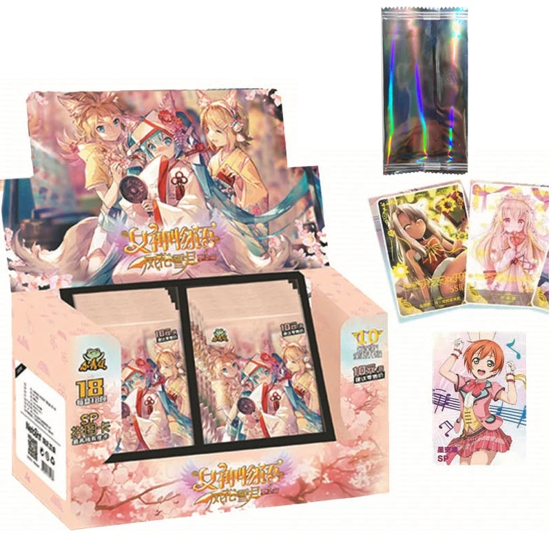 Goddess Story Collection Cards PR Booster Box Pack Full Set Bikini Puzzle Tcg Sexy Girl Party Game Playing Cards