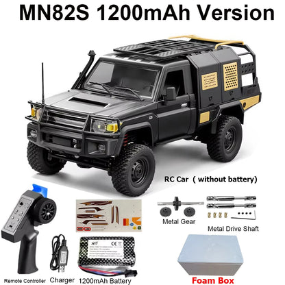 MN82S MN82 MN82PRO RC Car 1/12 4WD 2.4G Remote Control Car Climbing Off-road RC Crawler LED Light Truck RC Toys As Kids Gift
